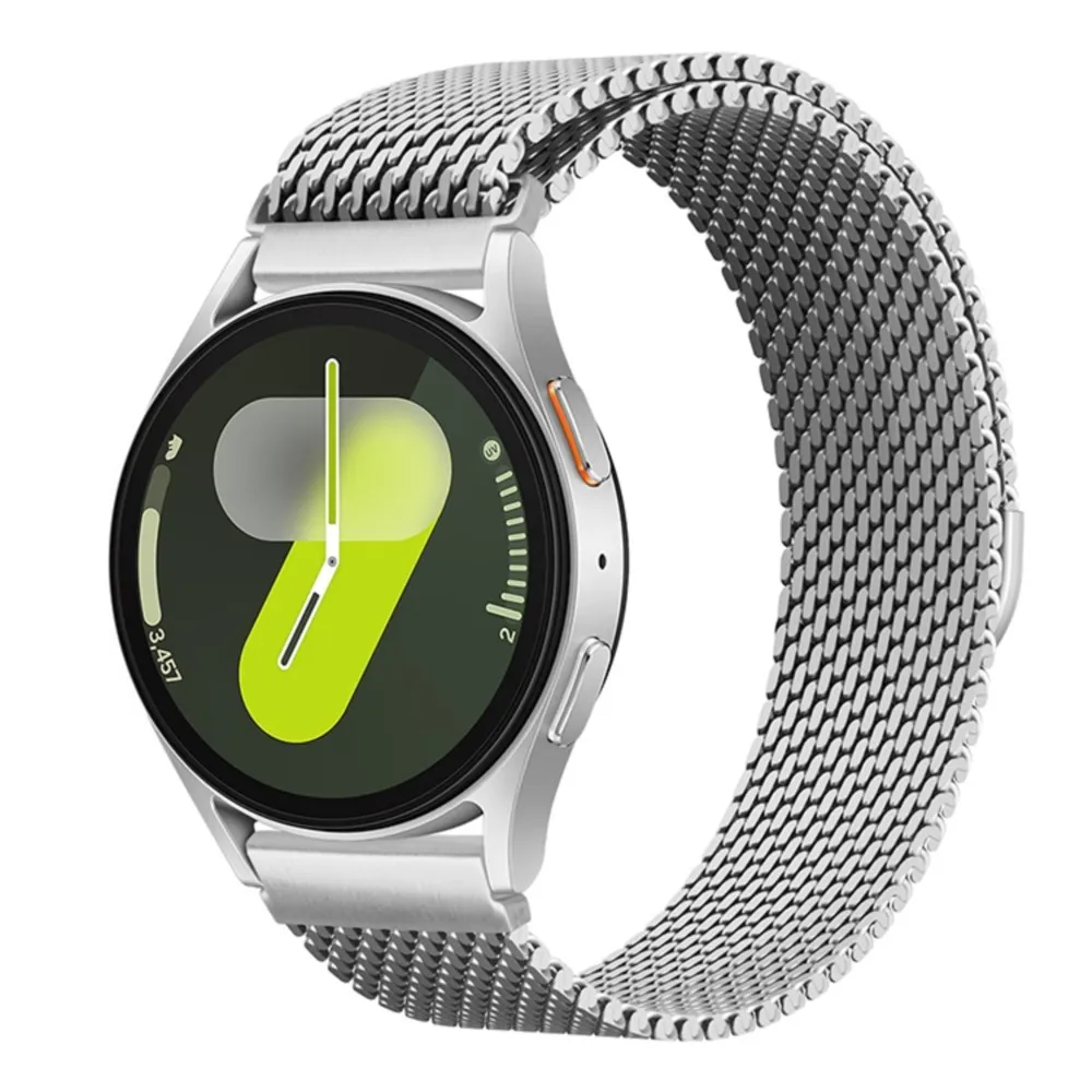 Thick Milanese Band for Samsung Galaxy watch 7/6/5/4/classic/5 Pro/s3 44mm 40mm 20mm 22mm  Bracelet Correa Galaxy watch 7 Straps