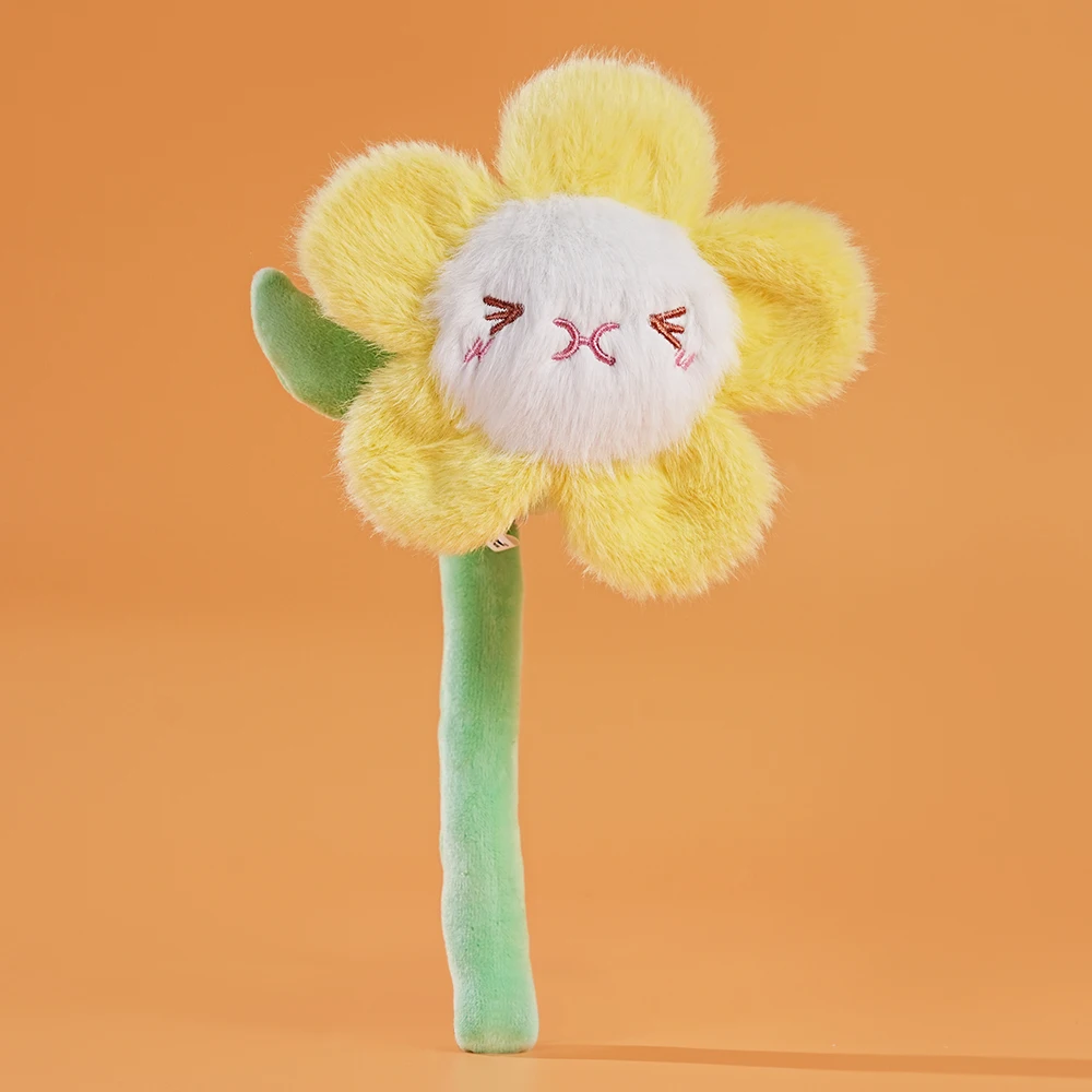 Rolling Money Flower Plush Toy Carton Sunflower Flexible Cute Home Dcor Lovely Gift