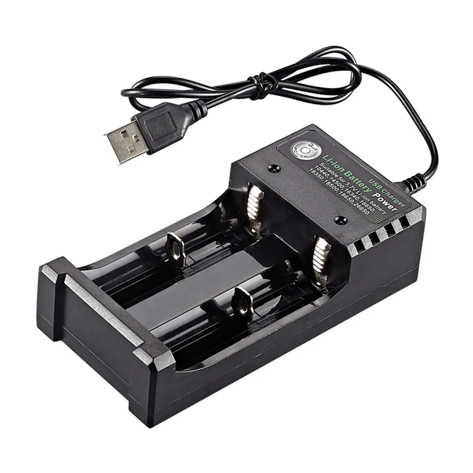 3.7V 18650 Li-Ion Batteries USB Charger Fast Charger Multi-Safety Protection Accessories for Flashlight, Camera 3.7 Volts