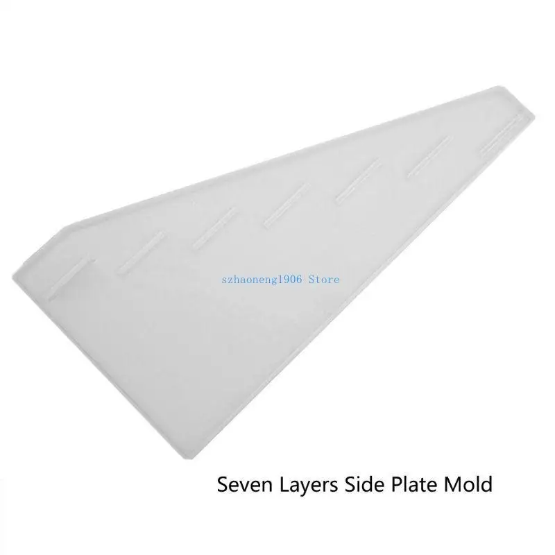 

85LF Silicone Rack Jewelry Storage Resin Mold Crystal Display Stand Rack Tray Mold