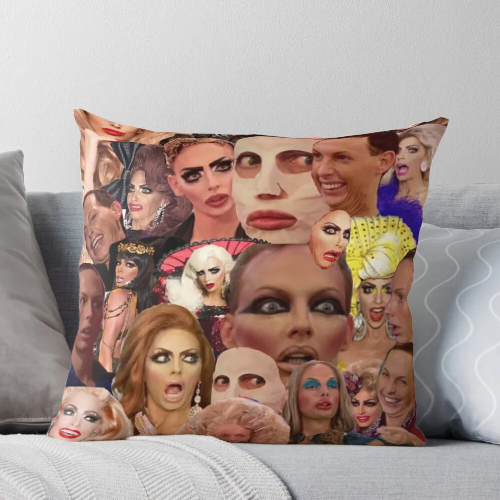 

Alyssa Edwards Collage Throw Pillow Sofa Decorative Covers Decorative Cushions Pillow Cases