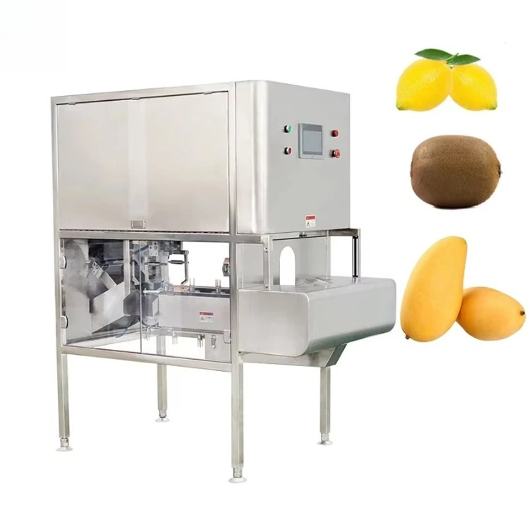 High Efficiency Mango Apple Avocado Guava Pear Peeling and Coring Cutting Splitting Separating Machine