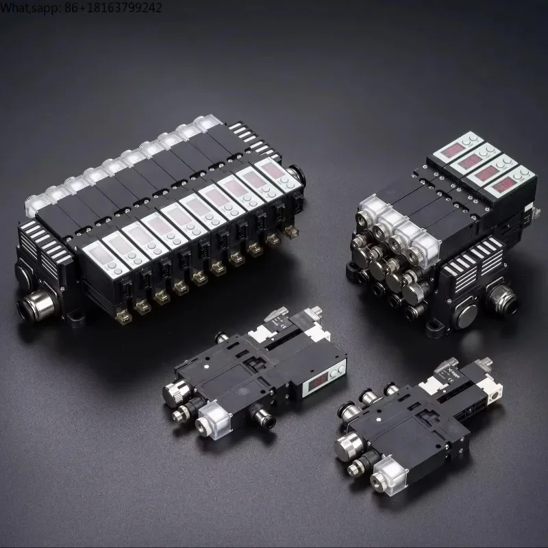 Industrial Pneumatic Vacuum Ejector 0.25 - 0.7MPa Switch Realize Automatic Control Pneumatic Vacuum Generator