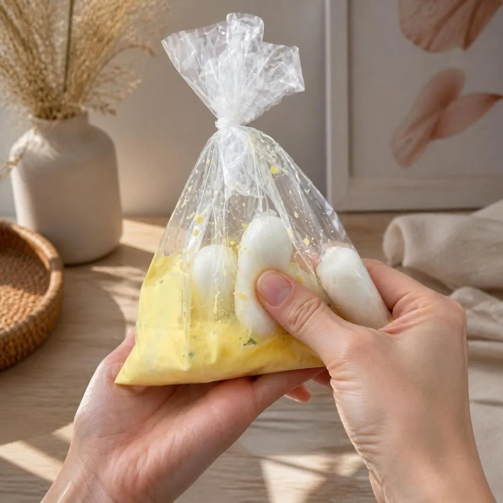 Crunch Sound Rice Cake Squeeze Bag Anxiety Relief Kneading Crispy Fidget Toy Hand Relax Comfortable Sensory Stress Bag