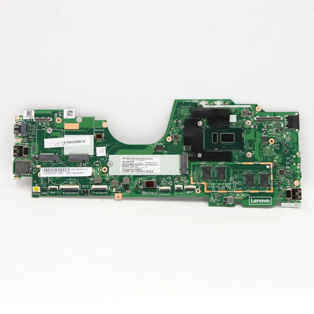 i7-8650U i5-8350U i5-7300U i3-8130U RAM 8G 16G FOR ThinkPad X380 Yoga 20LH 20LJ 100% Tested Original Laptop Motherboard LA-F421P