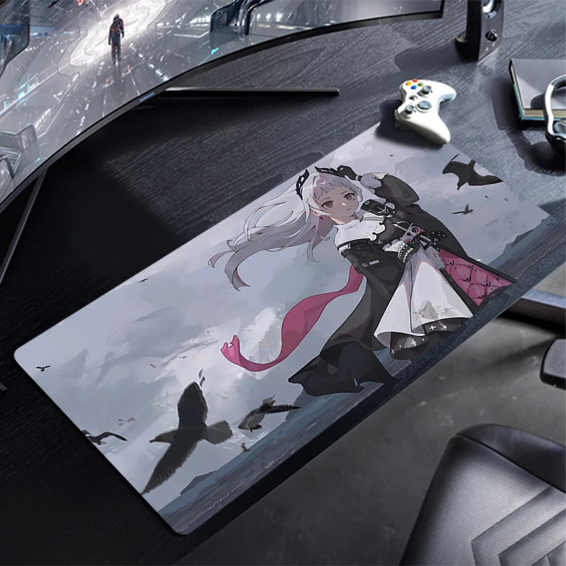 Mouse Pad Non-Slip Rubber Edge locking mousepads Game play mats notebook computer Pad table mat Arknights game PC carpet XL XXL