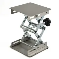 Stainless Steel Lifting Table Adjustable Engraving Laboratory Lift Platform Experiment Plate Table Manual Stands