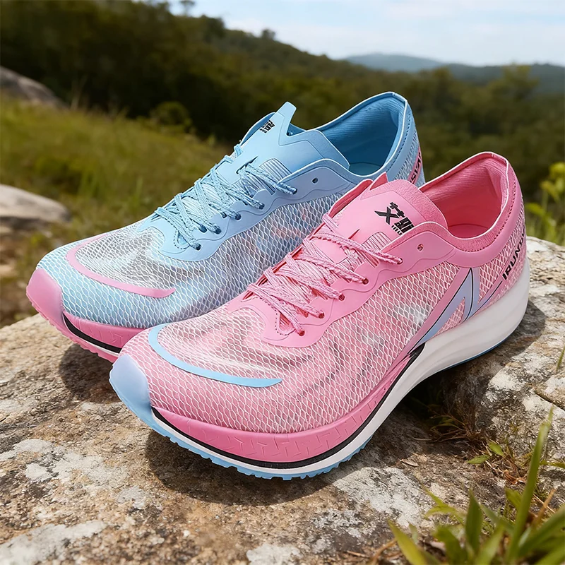 

IRUNSVAN full palm spatula carbon plate marathon breathable shock absorbing sports running shoes