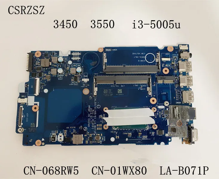 

Материнская плата для ноутбука Dell Latitude 3450 3550 с женскими стандартами 60/61/51/LA-B071P, работает идеально