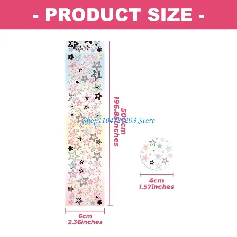 

Y2GD креативная наклейка для журнала, рулонная клейкая пластиковая декоративная этикетка для скрапбукинга для планировщиков, для