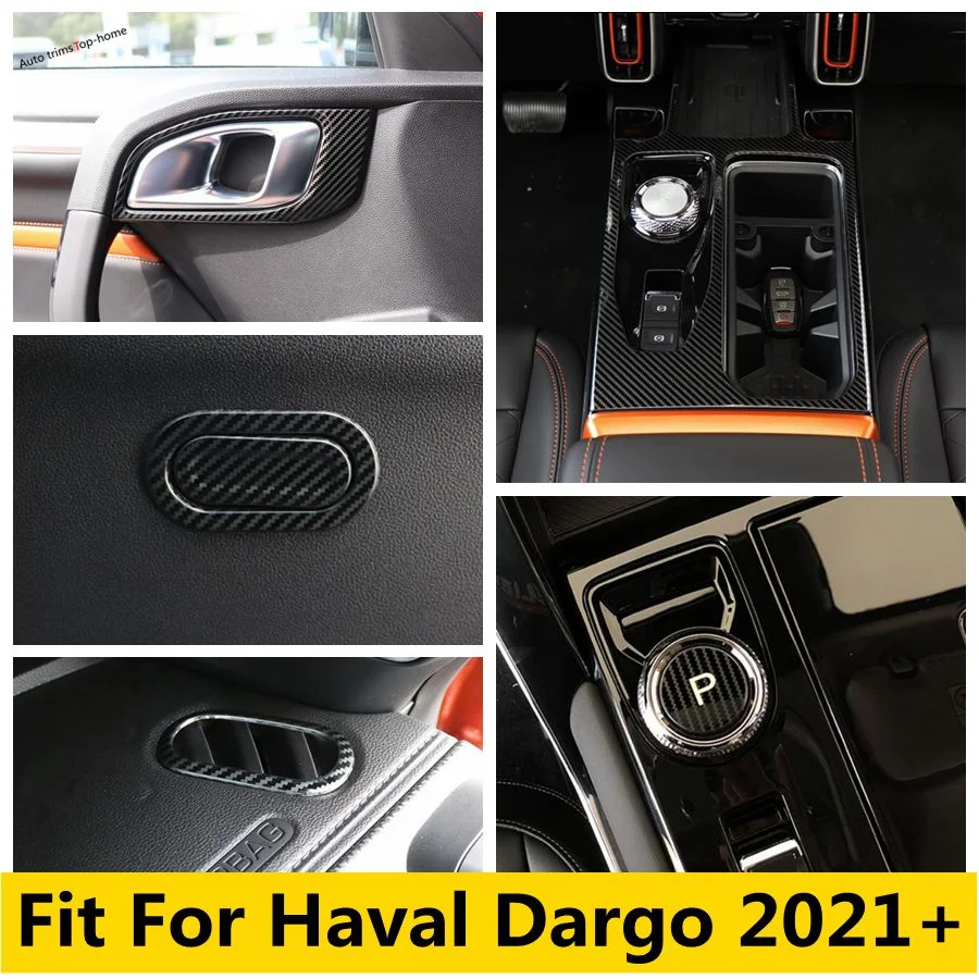 

Gear Shift Box Door Handle Clasing Bowl Sequins Decoration Frame Cover Trim Cover Trim For Haval Dargo 2021 2022 Car Accessories