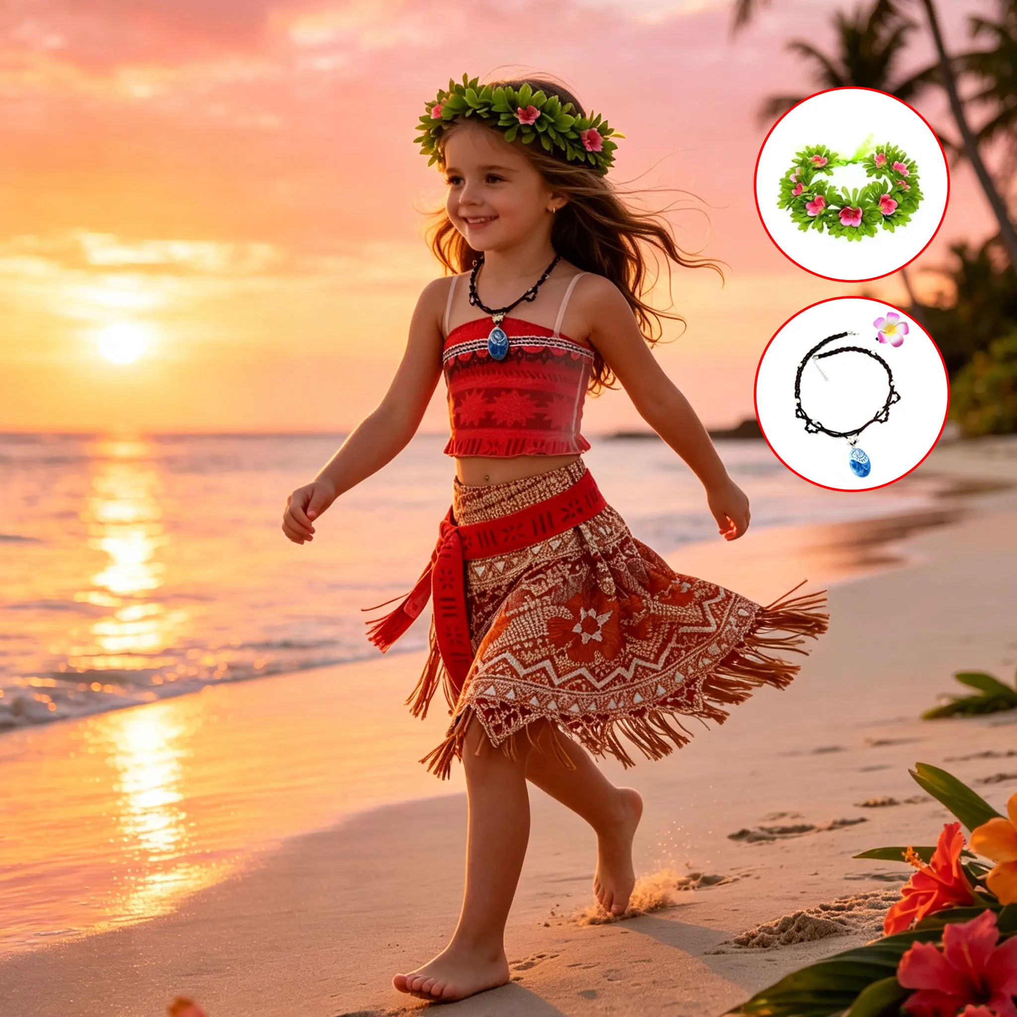 Summer Clothing Europe - Halloween Kids Ocean Princess Dress Girls