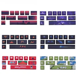 12 Keys PBT Keycap Set OEM Profile Dye-Sublimated Legends for Mx Cherry Switch Mechanical Keyboard Kit