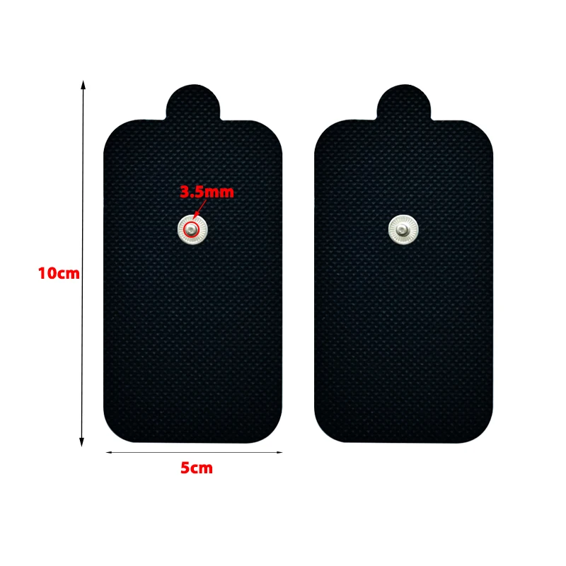 Electrode Pads Fabric Self-adhesive Massager Sticker Slimming Replacement Patch Conductive Gel Tens Therapy Massage Machine Pad