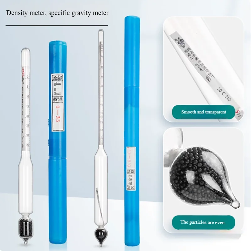 High-precision liquid density hydrometer Baume meter individually packaged