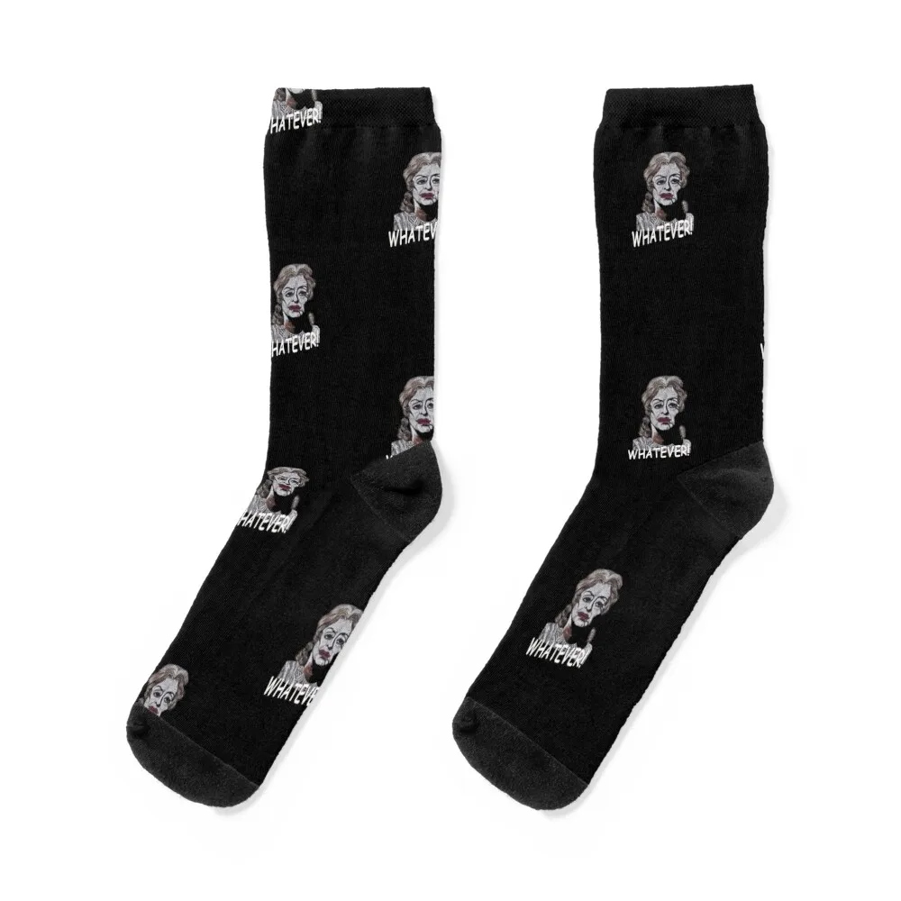 

Whatever! (Bette Davis) Socks Hiking boots crazy Stockings man Novelties Socks For Men Women's