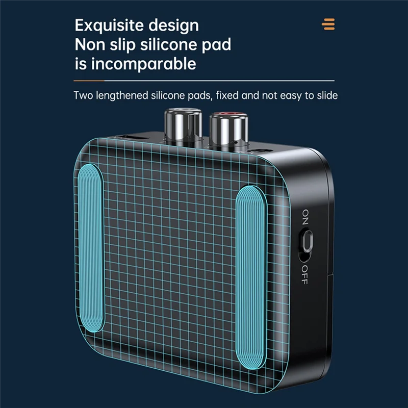 B47C Bluetooth 5.3 voiture AUX Audio adaptateur récepteur 3.5Mm sans fil mains libres appel musique Audio adaptateur pour voiture et TV haut-parleurs Dura