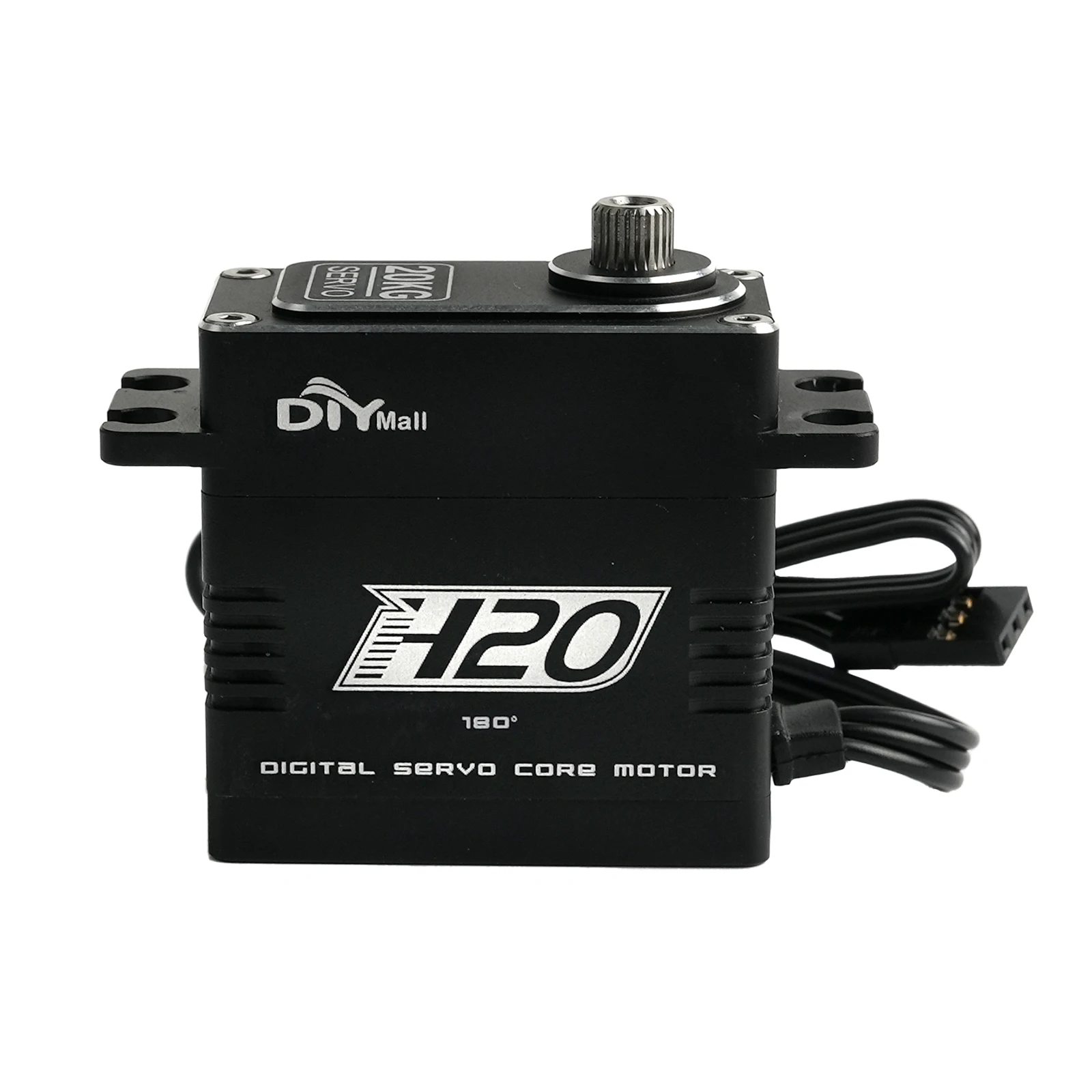 BLS-H20 Metal Digital Servo Core Motor Metal Gear 20KG 180/270/360 grados para 1/8 1/10 1/12 RC coche helicóptero Robot