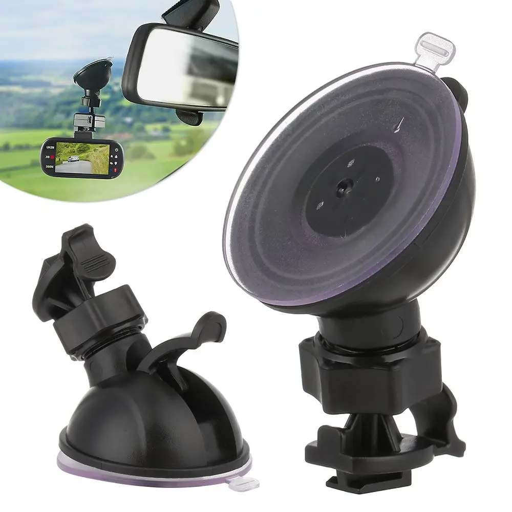 

Two Styles Adjustable Adsorbed to Windscreen Dash Camera Holder Base Holder Mount Universal Sucker Suction Cup Bracket