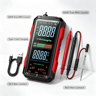 Large-screen digital multimeter, high-precision intelligent automatic digital multimeter