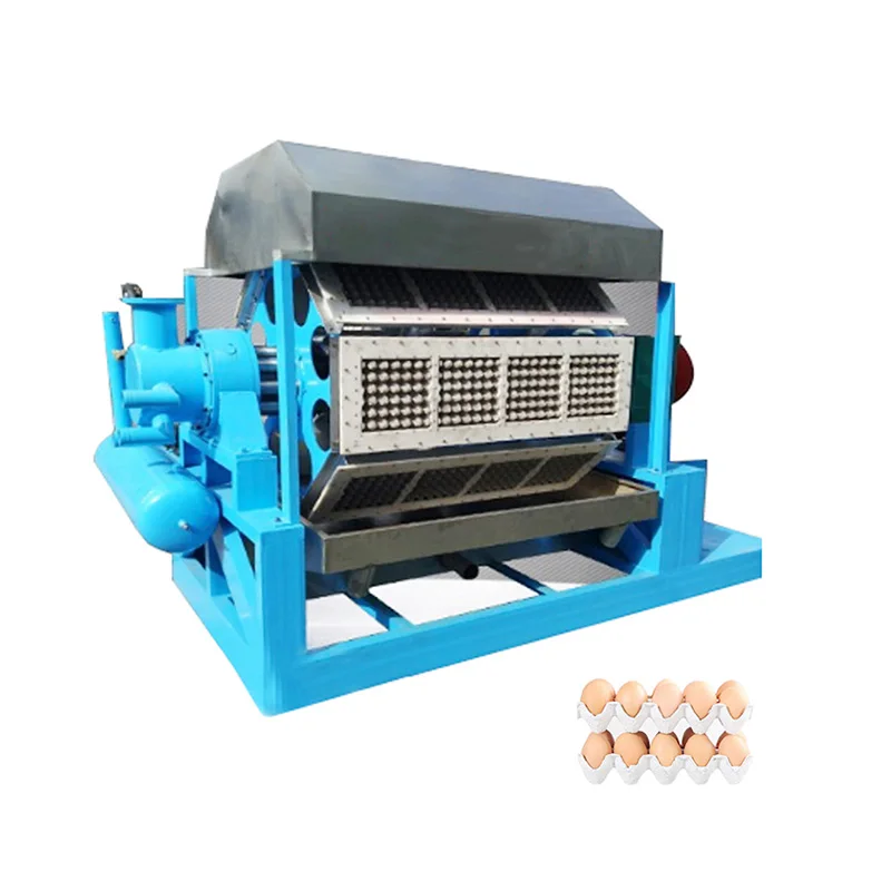 Egg Tray Making Equipment Pulp Molding Production Line Paper Egg Carton Waste Paper Recycling Poultry Farm Industrial Customized
