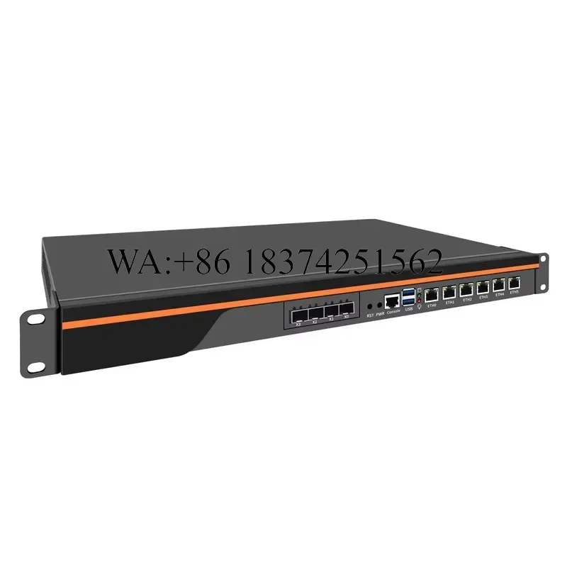 Wmwmnu for 1U Rack Firewall Mini PC i7 13620H i5 12450H 4x 2x 10G SFP 6x 2.5G LAN 2x NVMe Workstation Enterprise