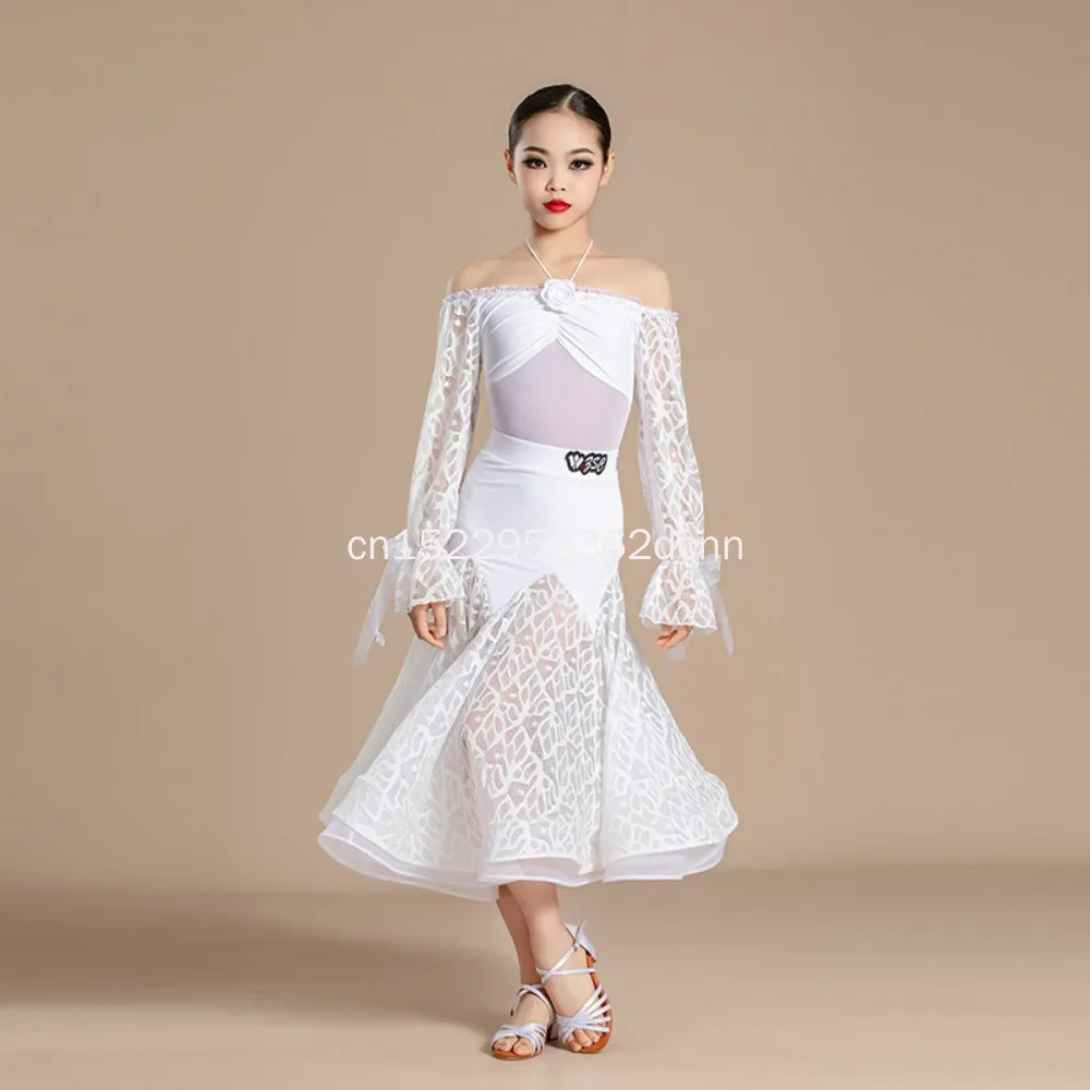 Modern Dance Suit 2026 Summer Girls National Ballroom Dance Suit Waltz Ballroom Dance Practice Art Test Suit Performance Suit