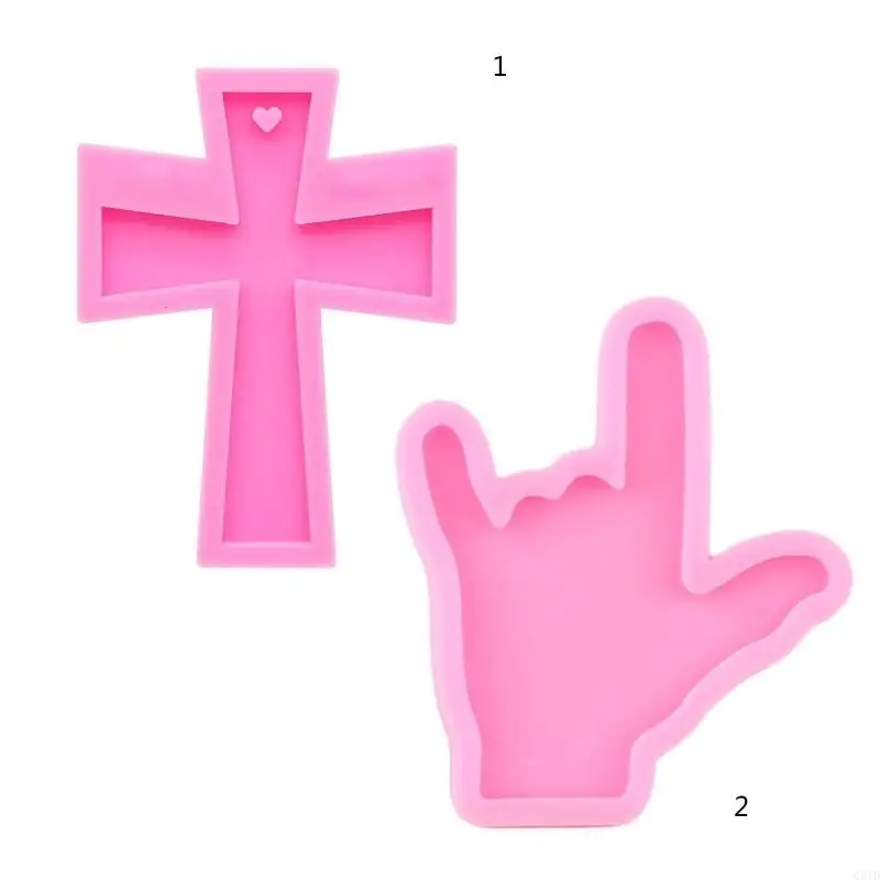 

Handmade Creative Keychain Resin Mold DIY Crafts Hanging Pendant Silicone Mo