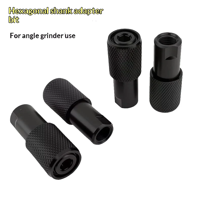 Industrial Grade 6.35mm Shank Adapter Fitting Durable Power Tool Part for Construction Site Metal Wood Drilling Work