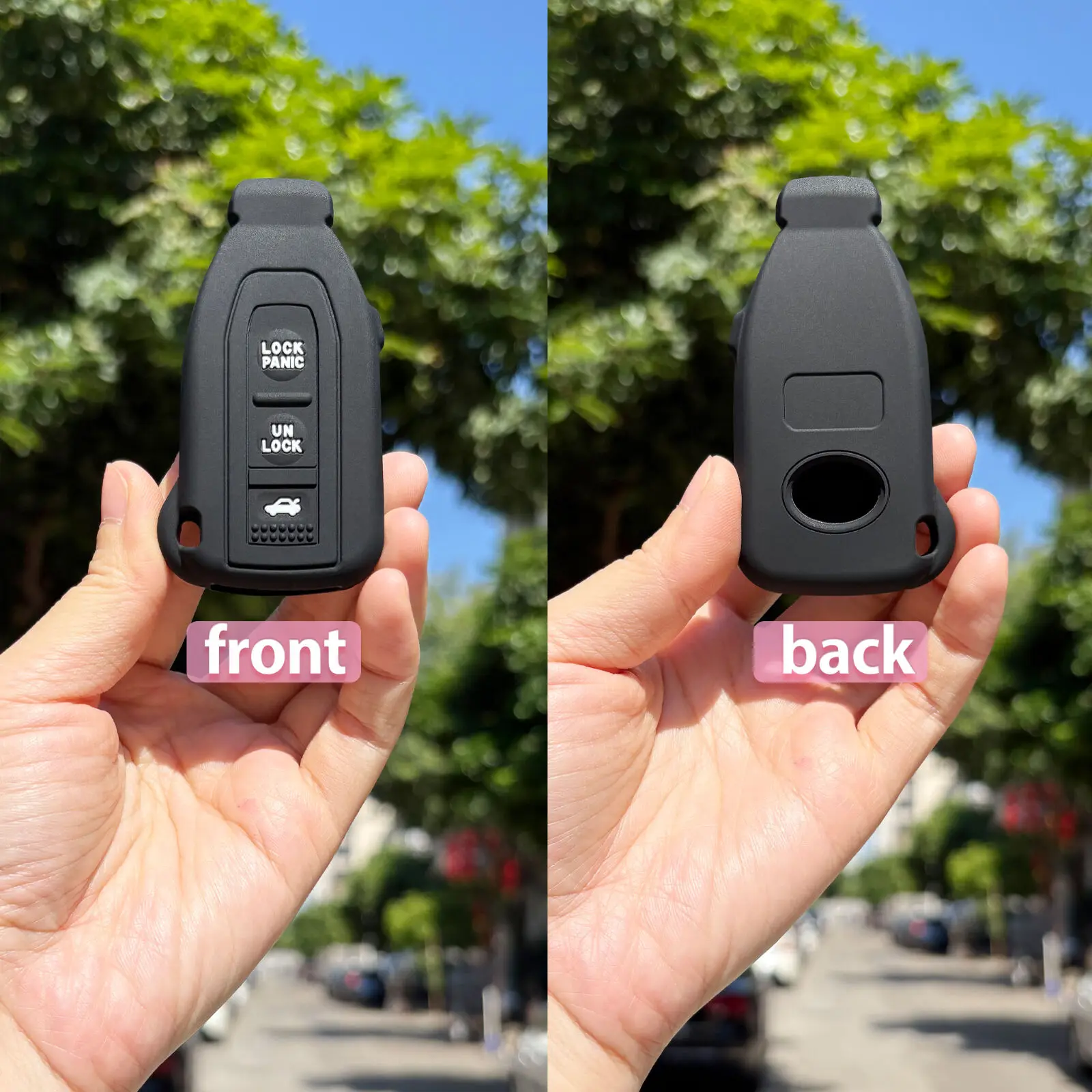 Silicone Soft Key Case For Lexus LS430 2002 2003 2004 2005 2006 RX330 RX350 Smart Remote Key Caps Car Accessories