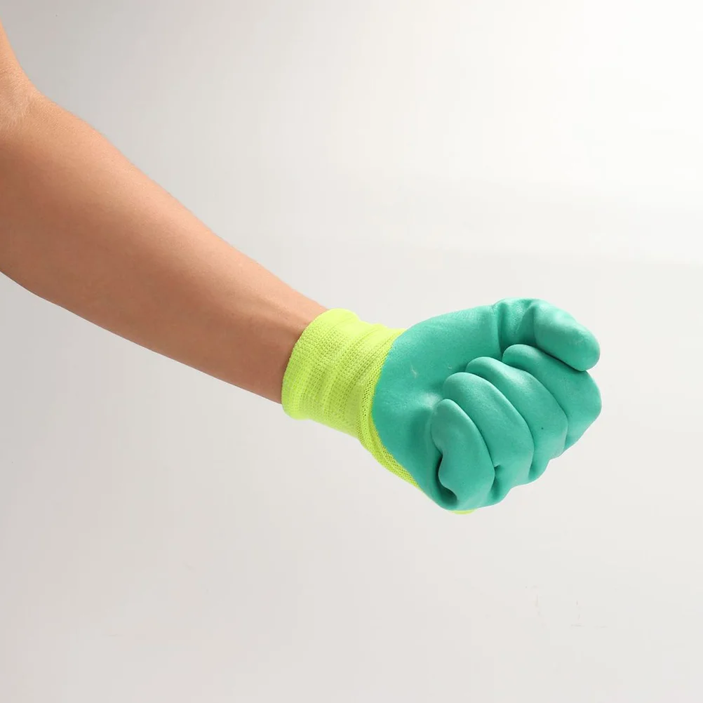 

2 Pairs Rat Hamster Bite Resistant Gloves Protective Rubber Training Waterproof