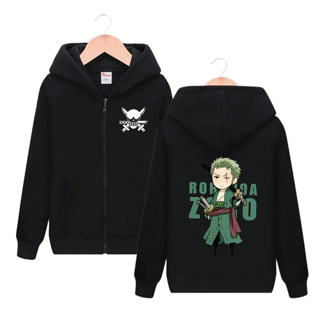 

Anime One Piece Hoodie Zip Up Jacket New Women Men Streetwear Casual Pullover Japanese Cartoon Fashion Spring Autumn Y2k Clothes