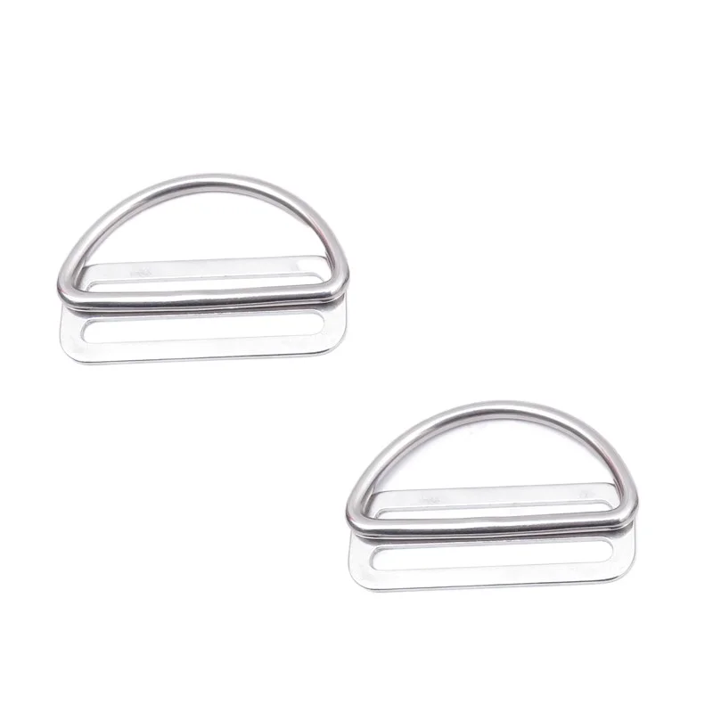 Narrow Stainless Steel D-ring D-ring D-ring Bottle Buckle for Diving Back Flying Side Hanging
