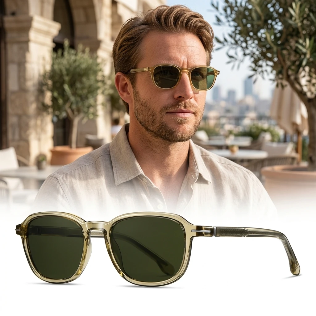 

Солнцезащитные очки TR90 поляризованные мужские с защитой UV400, модные, в уличном стиле, легкие, для активного отдыха и вождения