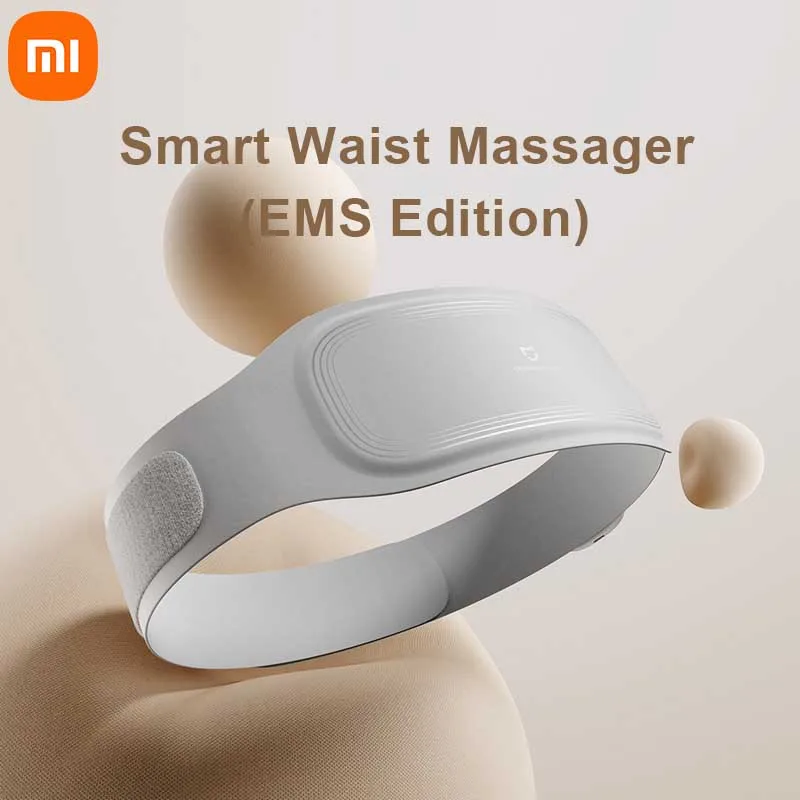 

Xiaomi Intelligent Waist Massager EMS Version Dual Frequency Pulse Support Belt Vibration Hot Compress SPA Relax Instrum Gift
