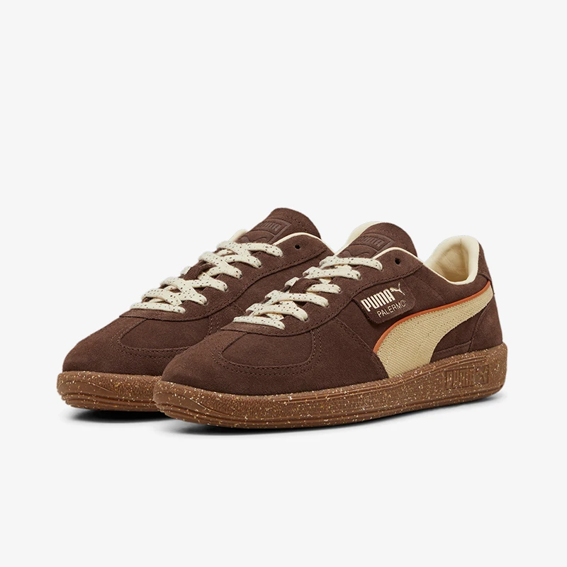 Puma Genuine PALERMO Unisex Low-Cut Lightweight Retro Lace-Up Sneakers 398382-02