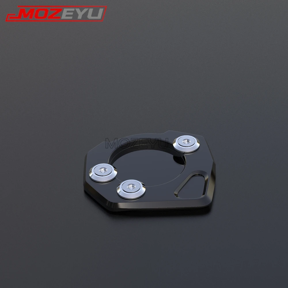 For 690 Duke ENDURO / R Duke690 R 690 SMC / R Motorcycle CNC Aluminum Side Stand Enlarger Plate Kickstand Support Extension