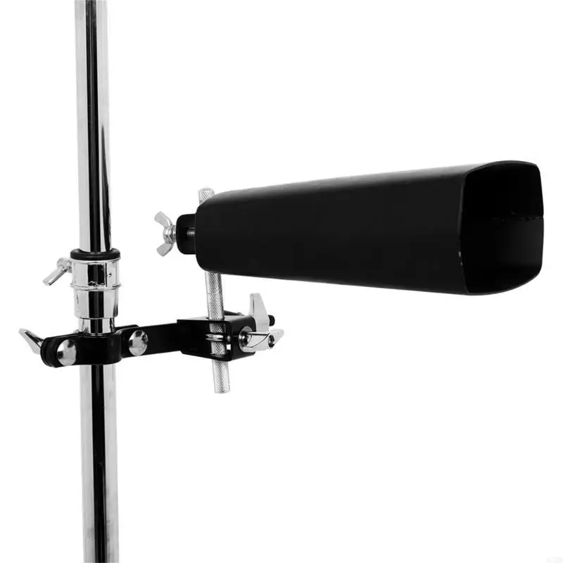 Cowbell Stand حامل رعاة البقر مقطع Cowbell مقطع تصاعد مشبك Hoop مثبتة Cowbell المشبك القابل للتعديل cowbell mount المشبك A70D