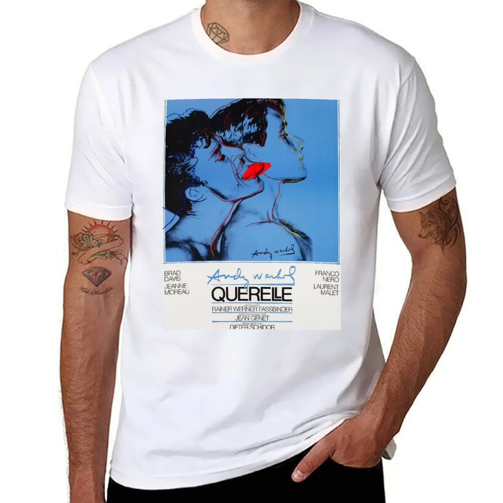 

Querelle T-Shirt t shirt for man cotton tshirt 100% man graphic t shirt T-Shirt