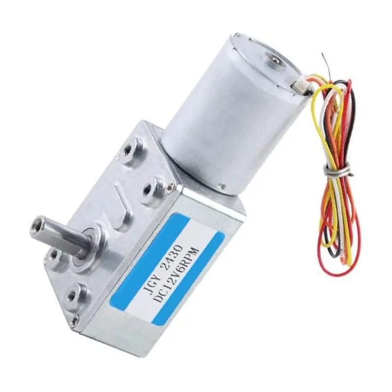 AB46-JGY-2430 For Dc Brushless Turbine Worm Gear Reduction Motor- All Metal Gear Motor With Low Noise And Self-Locking Design