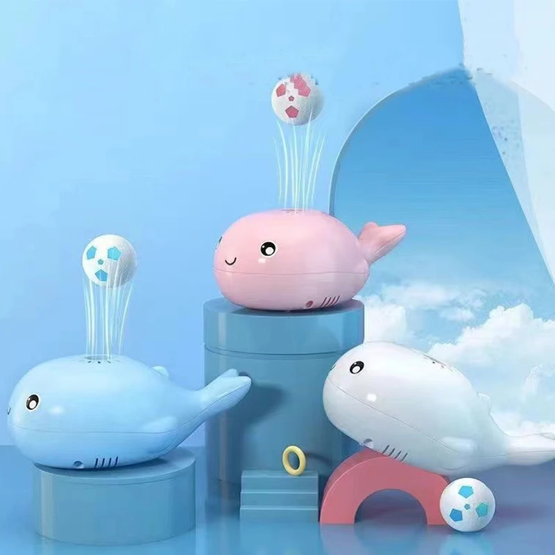 Electric Floating Ball Cat Toy - Whale - shaped, USB - powered, Dual - function Fan, Portable & 3C Certified Pet Toy
