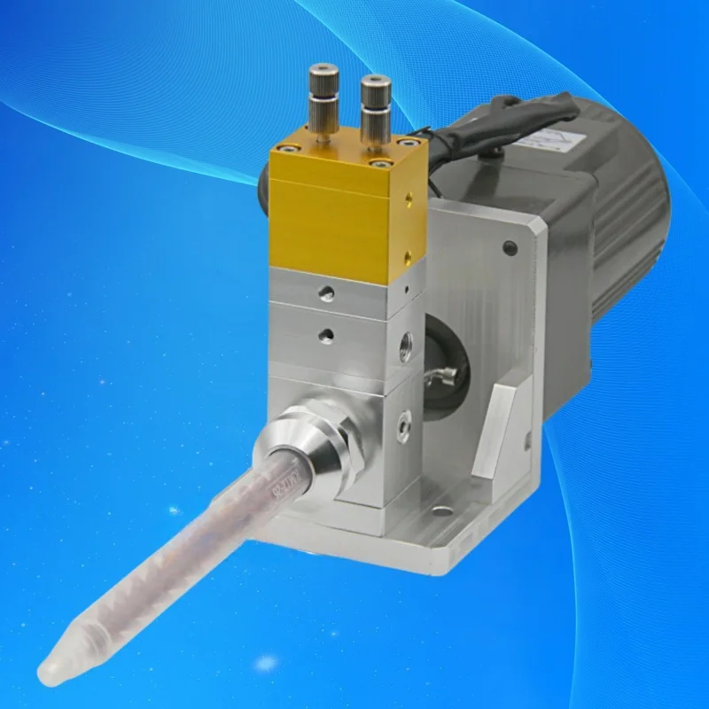 Free Shipping 2024 Quality Liquid Dynamic AB Dual Dispensing Valve With Electrical Machine 25W