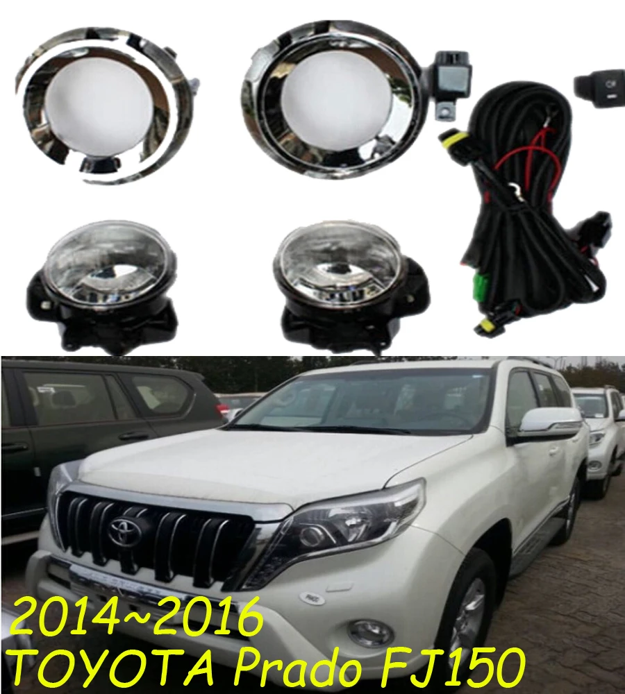 

2014~2016 Cruiser Prado fog light,FJ150,LC150,Free ship!halogen,Prado headlight,2700 4000,hilux,yaris;Prado day lamp