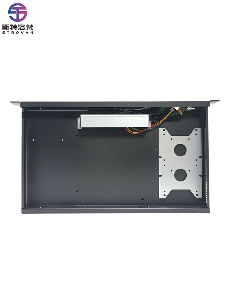 1.2U Chassis 250mm Deep Ultra Short Industrial Control Chassis Soft Router 1U Chassis ITX Firewall FLEX Power Supply
