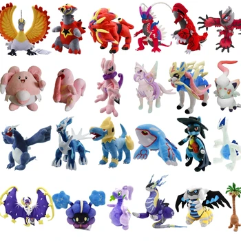 Legendarische Pokemon Knuffels Lugias Lucario Giratina Koraidon Zacian Solgaleo Figuren Cartoon Zachte Knuffel Geschenken