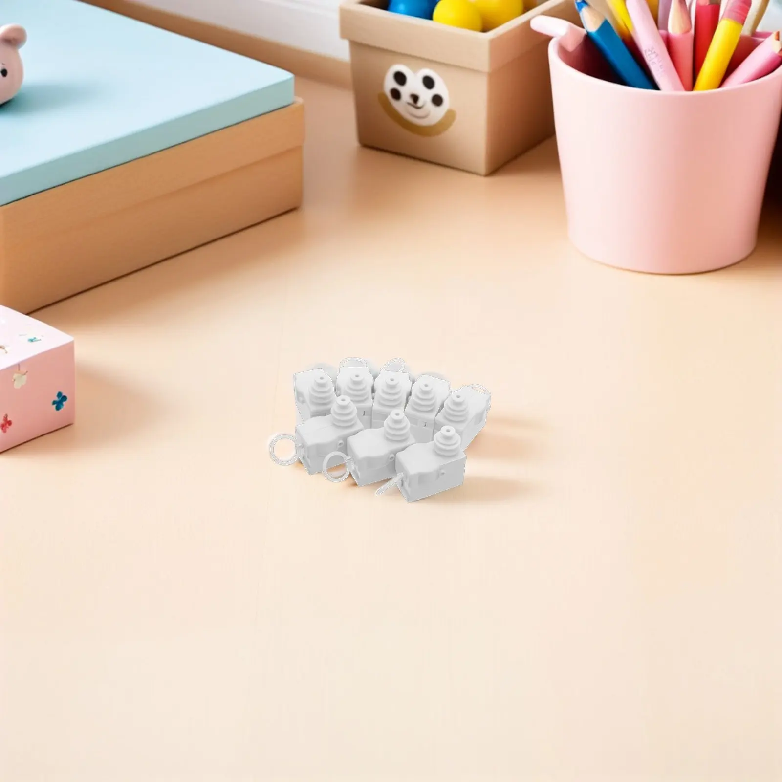 Zestaw 8 szt. Mechanizmów obrotowych z napędem sznurkowym, płynny ruch, zamienny silnik do majsterkowania, części silnika, akcesoria naprawcze.