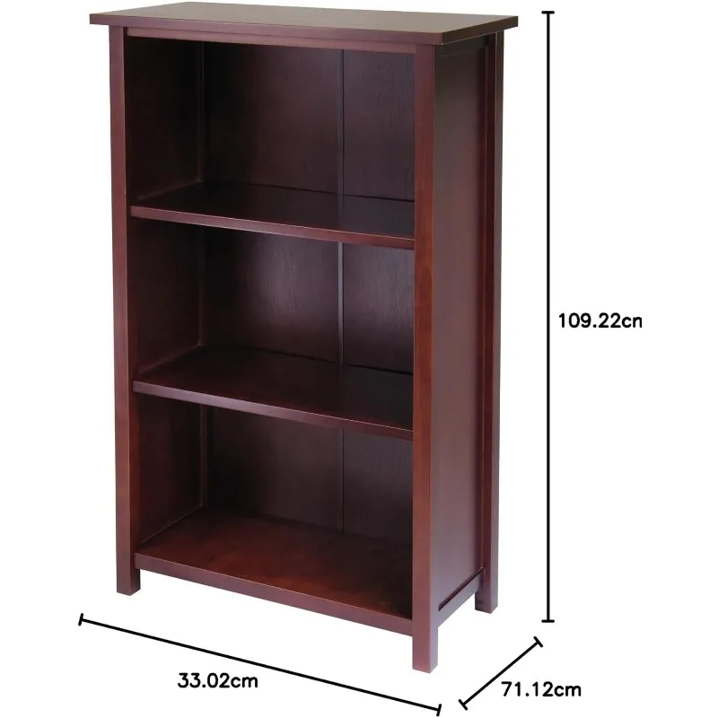 رف تخزين Verona 3- Section M مع 6 سلال قماشية قابلة للطي باللون البيج