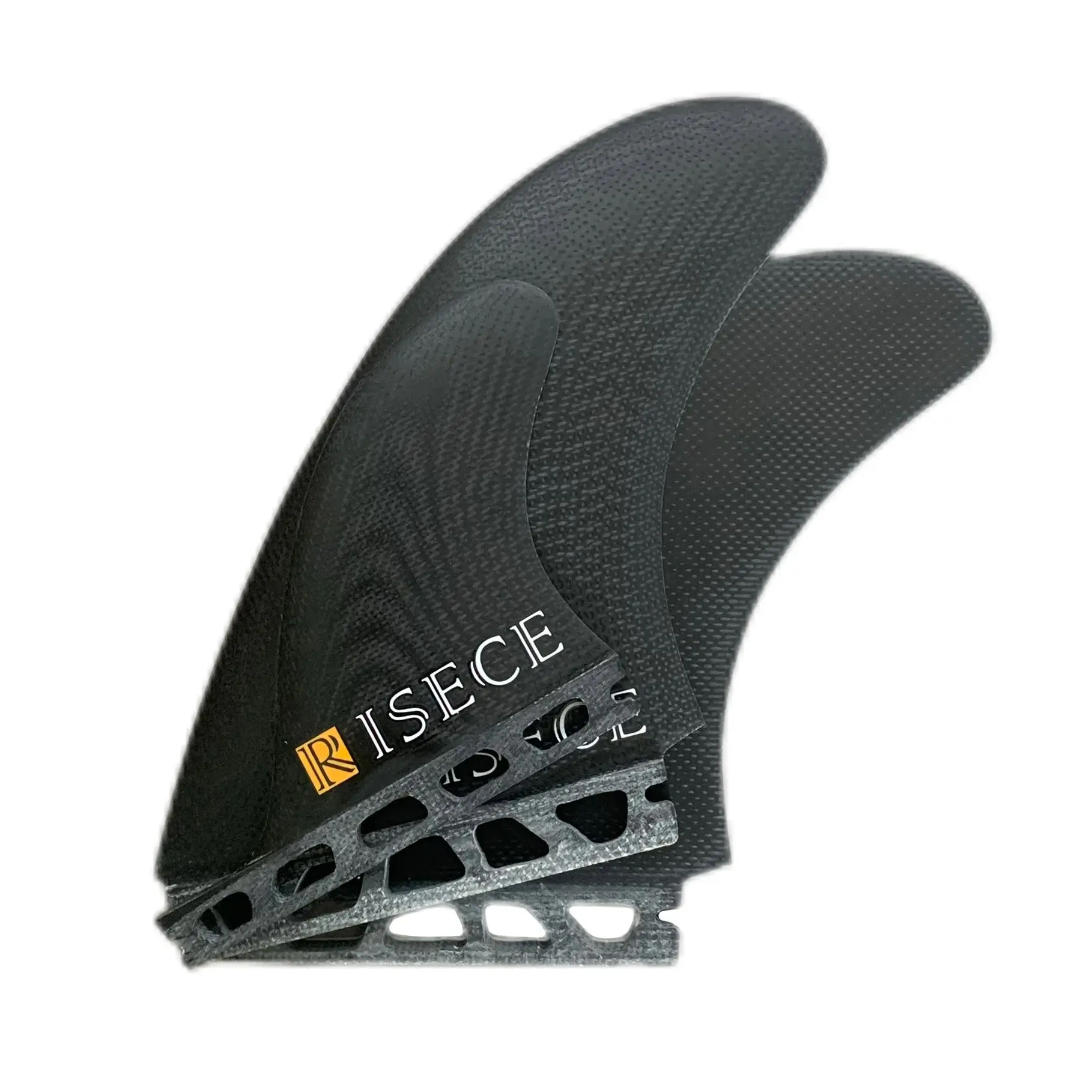 RISECE Fiberglass GFK Surfboard Fins Stabilizer Surfboard Fin Keel with Trailer Single Tab MR Twin+Stabiliser Tri Fin Set