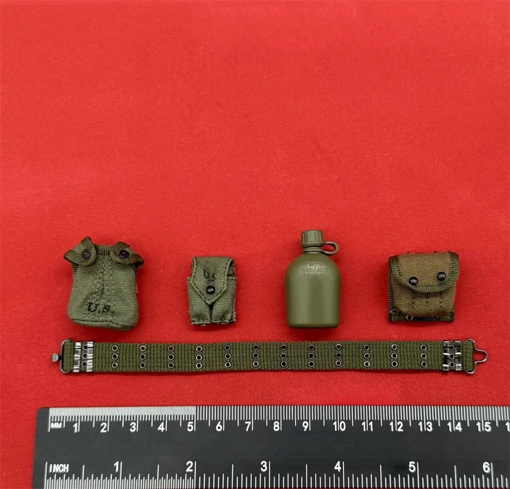 

In Stock 1/6 V80184 US. Tough Guy Soldier Hang Chest Bags Waist Duty Belt Water Bottle Bags Accessories For 12" Doll Figure DID