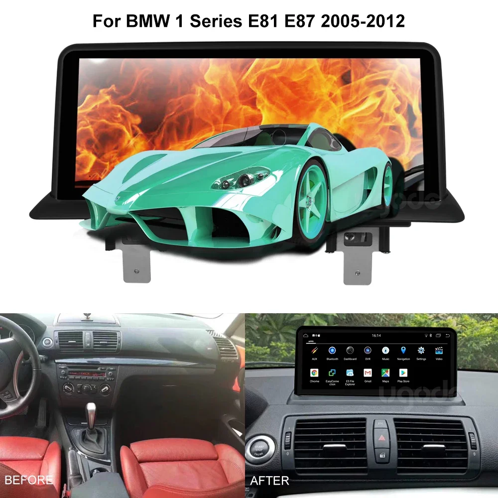 Qualcomm Android Multimedia  GPS Navigation Screen Display BMW X1 X3 X5 E60 E70 E71 E82 E84 E90 F10 F15 F20 F25 F30 F48 F01 E65